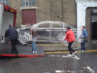 Illustration for article titled Artist Creates Wireframe Lamborghini Countach